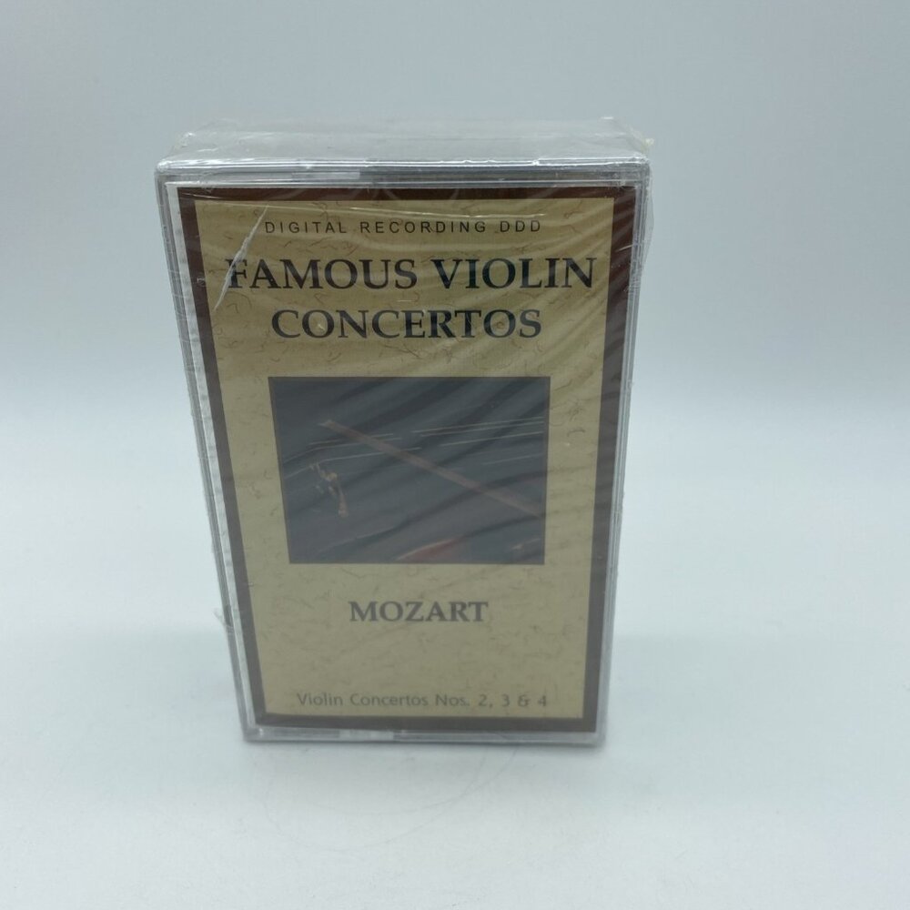 Beethoven & Mozart Violin Concertos 1–4 Cassette Lot Intermusic SA 1990s Sealed